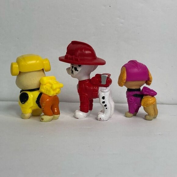 paw patrol rubble marshall skye action figures heads turn 2 inch replacements - Picture 4 of 7